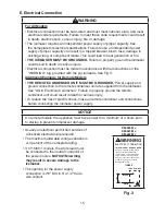 Preview for 15 page of Hoshizaki KM-350MAJ Instruction Manual