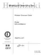 Hoshizaki KM-515MAH-E Parts List preview