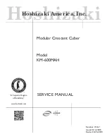 Hoshizaki KM-600MAH Service Manual preview