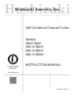 Hoshizaki KM-61BAH Instruction Manual preview