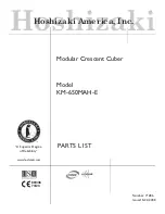 Hoshizaki KM-650MAH-E Parts List preview