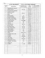 Предварительный просмотр 7 страницы Hoshizaki KM-900MAF Final Parts List