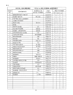 Предварительный просмотр 9 страницы Hoshizaki KM-900MAF Final Parts List