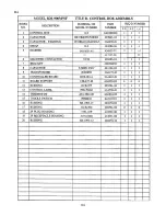 Предварительный просмотр 34 страницы Hoshizaki KM-900MAF Final Parts List