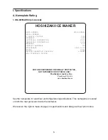 Preview for 5 page of Hoshizaki KM-901MAH50 Instruction Manual