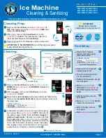 Hoshizaki KMD-410MAH Cleaning & Sanitizing preview