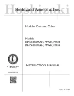 Предварительный просмотр 1 страницы Hoshizaki KMD-850MAH Instruction Manual