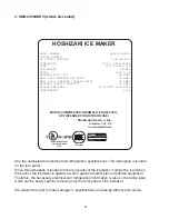 Preview for 8 page of Hoshizaki KMH-2000SRH Instruction Manual