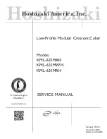 Hoshizaki KML-631MAH Service Manual preview