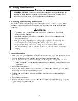 Preview for 15 page of Hoshizaki KML-700MWH-M Instruction Manual