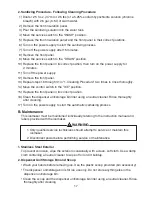 Preview for 17 page of Hoshizaki KML-700MWH-M Instruction Manual