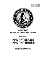 Preview for 1 page of Hoshizaki KML "F" SERIES Service Manual