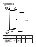 Предварительный просмотр 62 страницы Hoshizaki Pass Thru Series PTR2SSB-FSFS Parts List