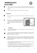 Предварительный просмотр 27 страницы Hoshizaki Premier BW80 Operation, Maintenance And Installation Manual