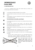 Предварительный просмотр 44 страницы Hoshizaki Premier BW80 Operation, Maintenance And Installation Manual