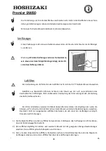 Предварительный просмотр 45 страницы Hoshizaki Premier BW80 Operation, Maintenance And Installation Manual