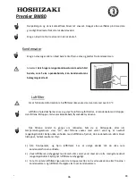 Предварительный просмотр 99 страницы Hoshizaki Premier BW80 Operation, Maintenance And Installation Manual