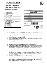 Предварительный просмотр 48 страницы Hoshizaki PREMIER F 60 Operation, Maintenance And Installation Manual