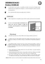 Предварительный просмотр 80 страницы Hoshizaki PREMIER F 60 Operation, Maintenance And Installation Manual