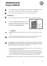 Предварительный просмотр 103 страницы Hoshizaki PREMIER F 60 Operation, Maintenance And Installation Manual