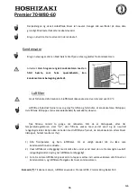 Предварительный просмотр 126 страницы Hoshizaki PREMIER F 60 Operation, Maintenance And Installation Manual