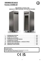 Предварительный просмотр 139 страницы Hoshizaki PREMIER F 60 Operation, Maintenance And Installation Manual