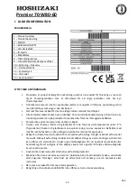 Предварительный просмотр 163 страницы Hoshizaki PREMIER F 60 Operation, Maintenance And Installation Manual