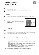 Предварительный просмотр 172 страницы Hoshizaki PREMIER F 60 Operation, Maintenance And Installation Manual