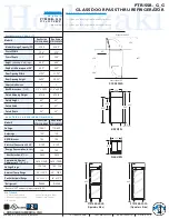 Предварительный просмотр 2 страницы Hoshizaki PTR1SSB-FGFG Specifications