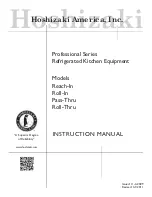 Предварительный просмотр 1 страницы Hoshizaki Reach-In Instruction Manual