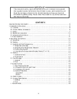 Предварительный просмотр 3 страницы Hoshizaki Refrigerated Prep Table with Raised Rail Instruction Manual