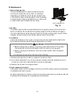 Предварительный просмотр 21 страницы Hoshizaki Refrigerated Prep Table with Raised Rail Instruction Manual