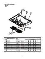 Предварительный просмотр 12 страницы Hoshizaki RF28A Parts List