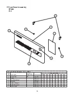 Предварительный просмотр 16 страницы Hoshizaki RF28A Parts List