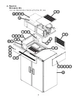 Предварительный просмотр 8 страницы Hoshizaki SafeTemp RH1-AAC Parts List