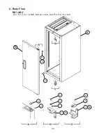 Предварительный просмотр 20 страницы Hoshizaki SafeTemp RH1-AAC Parts List