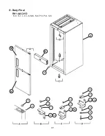 Предварительный просмотр 22 страницы Hoshizaki SafeTemp RH1-AAC Parts List