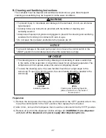 Preview for 27 page of Hoshizaki Serenity Series KMS-830MLH Instruction Manual