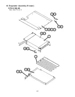 Предварительный просмотр 22 страницы Hoshizaki Temp Guard RFH1-SSB-HD Parts List