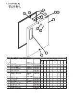 Предварительный просмотр 31 страницы Hoshizaki Temp Guard RFH1-SSB-HD Parts List