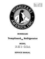 Hoshizaki Temp Guard RH1-SSA Service Manual предпросмотр