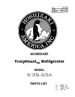 Предварительный просмотр 1 страницы Hoshizaki Temp Guard RH2-SSA Supplementary Manual