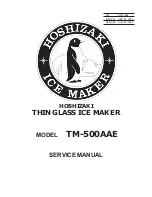 Preview for 1 page of Hoshizaki TM-500AAE Service Manual