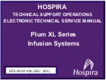 Предварительный просмотр 1 страницы Hospira LifeCare XL Series Technical & Service Manual