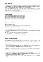 Предварительный просмотр 4 страницы Host HIV10GH1P116 Product Instruction Manual