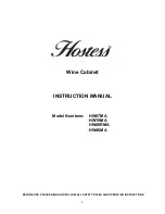 Preview for 1 page of Hostess HW07MA Instruction Manual