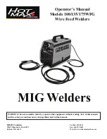 Предварительный просмотр 1 страницы Hot Max 100WFG Operator'S Manual