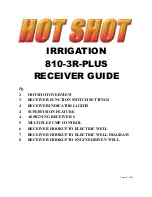 Preview for 1 page of Hot Shot 810-3R-PLUS Manual