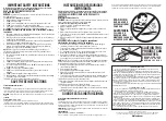 Предварительный просмотр 1 страницы HOT TOOLS HT1095BG Use And Care Instruction Manual