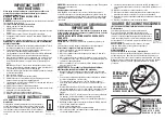 Предварительный просмотр 2 страницы HOT TOOLS PRO ARTIST HTBW44 Use And Care Instruction Manual